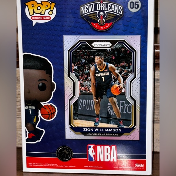 New Orleans Pelicans Zion Williamson #05 Funko Pop - NEW - Picture 2 of 11